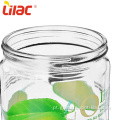 Frasco de bombom lilás de 750ml / 1200ml / 1800ml com selo de vidro transparente